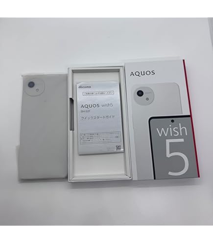 Amazon | SIMフリー wish5 SH-52F 4G+64G docomo ミソラ 白ロム